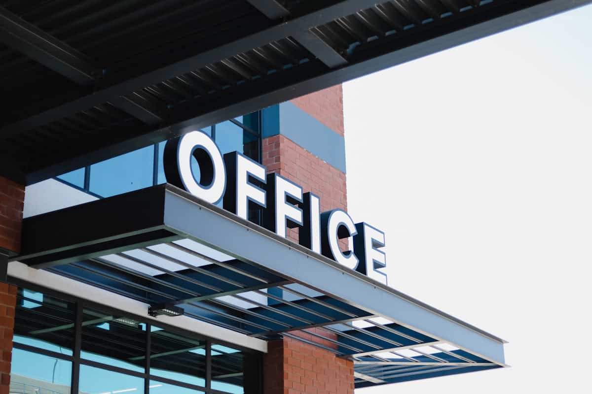 Building signage outdoor