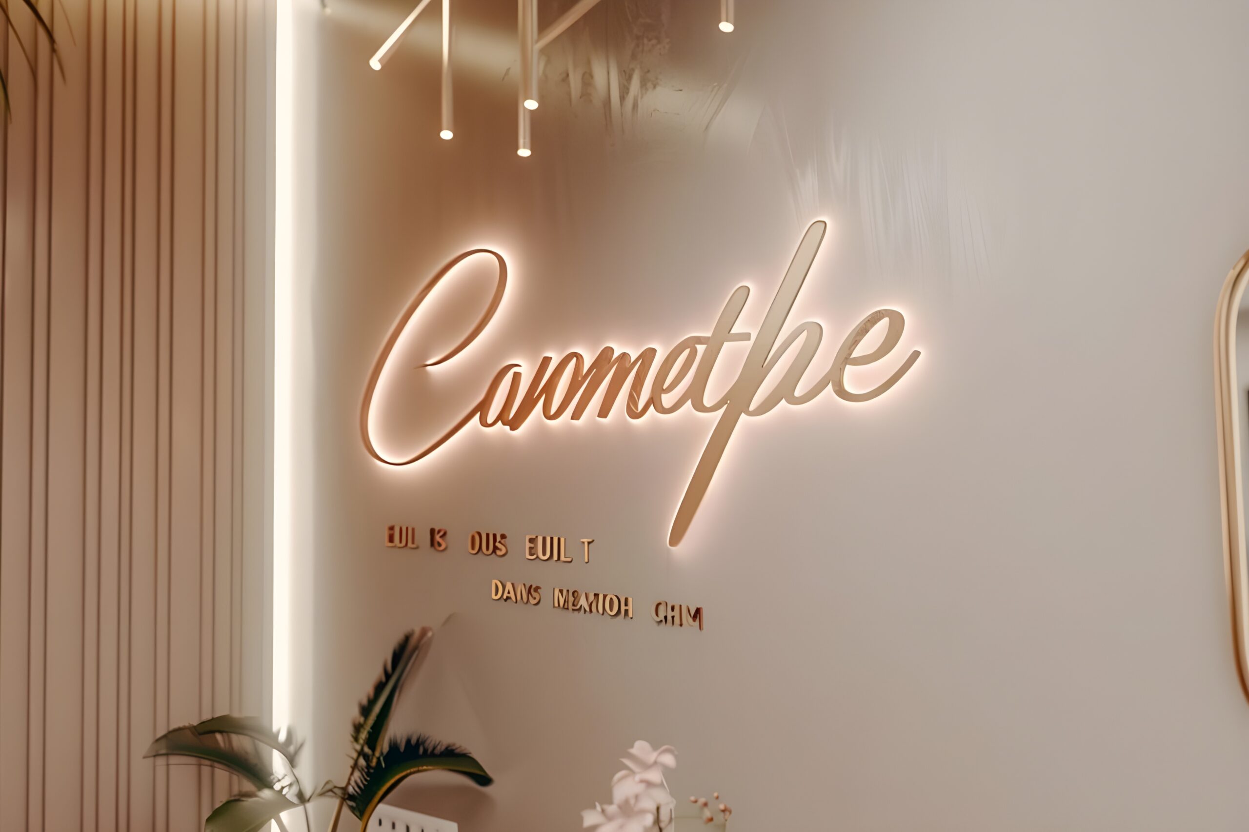 ป้ายร้านคลินิกความงาม