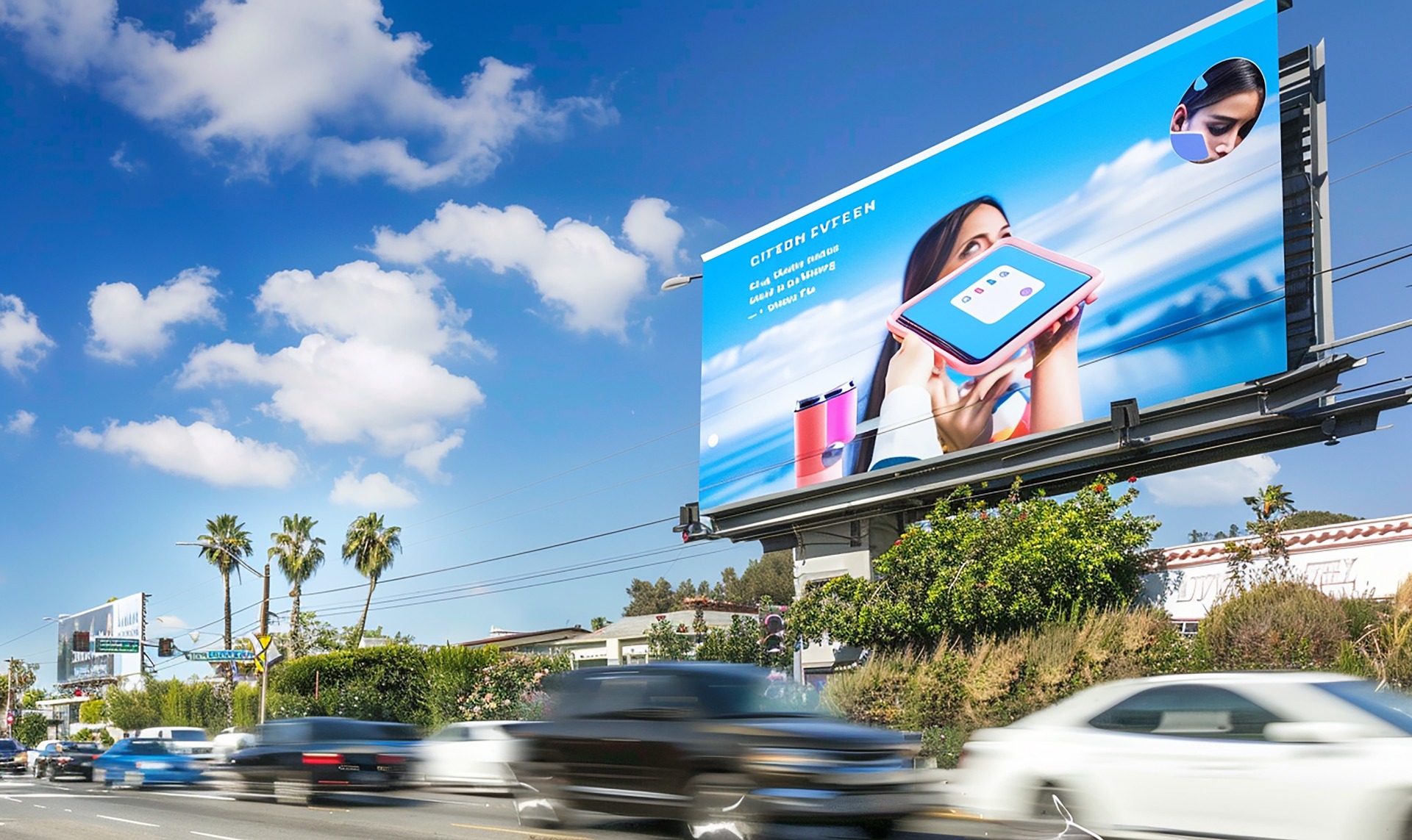 Billboard โฆษณาในย่านห้วยขวาง–รัชดา